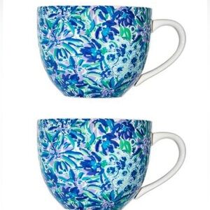 Lilly Pulitzer Ceramic Mugs Set of 2